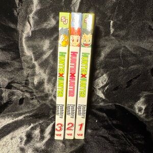 Hunter x Hunter manga Volumes 1, 2 and 3